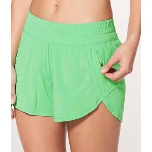 lime green lulu lemon shorts